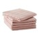 Dii Basic Terry Collection Solid Windowpane Dishcloth Set, 12X12, Pale Mauve, 6 Count