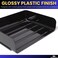 1InTheOffice 2-Tier Letter Tray Desk Organizer, Stackable, Side Load, Black, 2 Pack