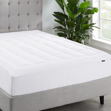 Serta Comfortsure Quilted Cotton Pillowtop Mattress Pad, Full