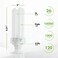 Kor 26W Triple Tube Compact Fluorescent Light Bulb, 4 Pack