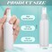 Tanlade 100 Pcs 2OZ Small Spray Bottles Refillable Mini Spritzer, White
