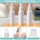 Tanlade 100 Pcs 2OZ Small Spray Bottles Refillable Mini Spritzer, White
