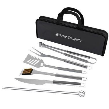 Home-Complete Bbq Grill Tool Kit, 7-Piece-Set