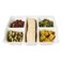 Juliska Berry & Thread Whitewash Platter - Square Serving Platter with Compartments