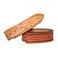 Realeather Tooling Belt Strips, Veg Tan Blank Leather Strap, 1.5 Inches, 6 Pack, Brown