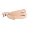 Realeather Tooling Belt Strips, Veg Tan Blank Leather Strap, 1.5 Inches, 6 Pack, Brown