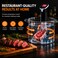 Abuke 1100W Sous Vide Precision Cooker with Touchscreen & WIFI App Control, 24-Hour Delay Start, Accurate Temperature Control for Perfect Cooking