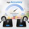 Koios 33LB Kitchen Scale 0.1oz Precision, Batteries & USB-C Charging(Black)
