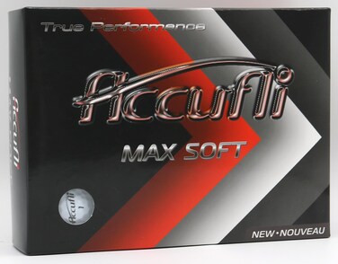 Accufli Max Soft Golf Balls (White 12-Pack)