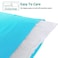 Ntbay Microfiber Queen Pillowcases, 4 Pack, 20 X 30, Blue
