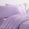 Ntbay Twin Microfiber Bed in a Bag, Comforter Set 5 Piece, Light Purple
