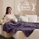 Bare Home Fleece Blanket Luxury Microplush (Full/Queen, Eggplant)