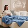 Bare Home Fleece Blanket Luxury Microplush (Throw, Coronet Blue)
