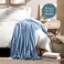 Bare Home Fleece Blanket Luxury Microplush (Throw, Coronet Blue)
