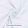 RestfulGlow 8 Pack White Rectangle Table Cloth 60 X 102 Inch for 6 Foot Tables