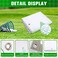 Aikeec Golf Simulator Impact Screen 8.2x6.8ft, HD Golf Projector Screen