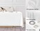 Surmente 90X156 Inch White Tablecloth for 8 Foot Rectangle Tables