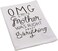 Primitives by Kathy Boho Cotton Kitchen Towel Set - Funny Sayings, Housewarming Gift, Fall Decor, 28"x28