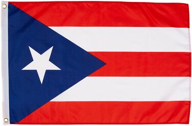Quality Standard Flags Puerto Rico Polyester Flag, 2 by 3'