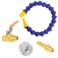 Joywayus 1/4PT Thread Adjustable Magnetic Base Round Nozzle Coolant Oil Water Hose Pipe Acetal Copolymer