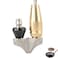 Prettyia 3/8Cleaning Reverse Turbo Sewer Drain Jetter Nozzle