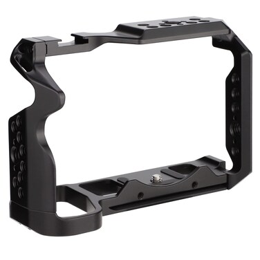 Leftfoto S5 Camera Cage for Panasonic S5 Camera Protection Frame Rig with Arca Base, Video Cage for Vlog Video Shooting