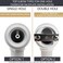 Westbrass Pull &amp; Drain Sch. 40 Pvc Bath Waste with One-Hole Top Elbow, Polished Brass, D49721-03