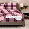 Bare Home Flannel Sheet Set Prints (King, Symphony Plaid - Pink)