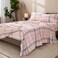 Bare Home Flannel Sheet Set Prints (Queen, Aurora Plaid - Pink)