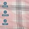 Bare Home Flannel Sheet Set Prints (Queen, Aurora Plaid - Pink)