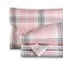 Bare Home Flannel Sheet Set Prints (Queen, Aurora Plaid - Pink)