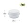 Wopanxye 30 Pack 5 Ml White Lip Balm Tin Cans, 5G Aluminum Sample Container