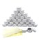 Wopanxye 30 Pack 5 Ml White Lip Balm Tin Cans, 5G Aluminum Sample Container