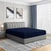 Cathay Home Queen Fitted Sheet Only, 14" Deep Pocket, Navy