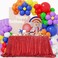 QueenDream Sequin Tablecloth 60X102 Inch Red Tablecloth Glitter Wedding Table Cloth