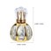 Housoutil Refillable Perfume Bottle 50ML 1.69 Oz Spray Bottle Glass Atomizer for Fragrance Essential Oils Empty Press-Down Mist Container for Travel Dresser Gift Random Pattern
