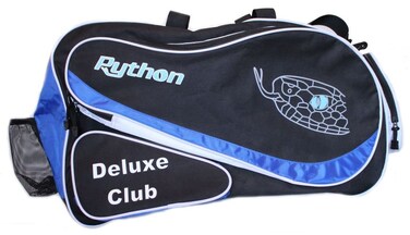 Python Racquetball Python Deluxe "Club" Racquetball Bag (Black/Blue)