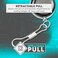 Se Black 1" Retractable Pin-on Pull Reel Keychain Id Holder - 202JPP