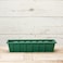 Novelty Root & Vessel Poly-Pro Plastic Flower Box Planter, Hunter Green, 24-Inch
