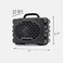 Turtlebox Original Gen 3 Outdoor Bluetooth Speaker, Gray/Electric Blue