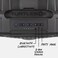 Turtlebox Original Gen 3 Outdoor Bluetooth Speaker, Gray/Electric Blue