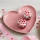 Pfaltzgraff Tea Rose Pink Heart Shaped Plate