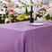QueenDream Seamless Sequin Tablecloth 90"x132" Lavender Rectangle Party Table Cover