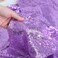 QueenDream Seamless Sequin Tablecloth 90"x132" Lavender Rectangle Party Table Cover