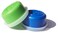 Tupperware Set of 2 Tupperware Smidgets Tiny Treasure Mini Bowls in Green and Blue