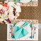 Dii Easter Folk Collection, Kitchen Tabletop, Placemat Set, Easter Folk, 6 Piece