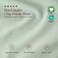Bare Home 100% Organic Cotton Percale Sheet Set (Queen, Willow)