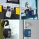 Zhege Combination Lock, 4 Digit Combination Padlock Outdoor (Peacock Blue)