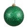 Vickerman 6" Green Sequin Ball Ornament, 4 Per Bag