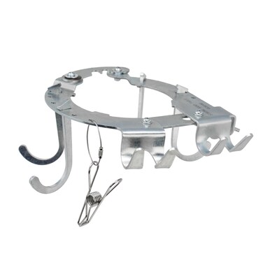 Strong Hand Tools Universal Fit Gas Cylinder Accessory Hanger, 6 Multi-Purpose Hooks, 4-Point Locking, Glove Clip/Cap Hook, Dual-Prong Hook for T-Shaped Tools, Adjustable Opening, GCH160, Strong Hand